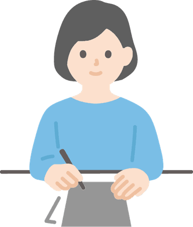 2021年入社 Hさん 50代のイラスト